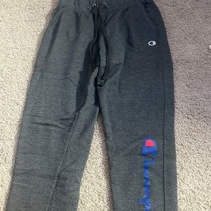 gray champion sweatpants